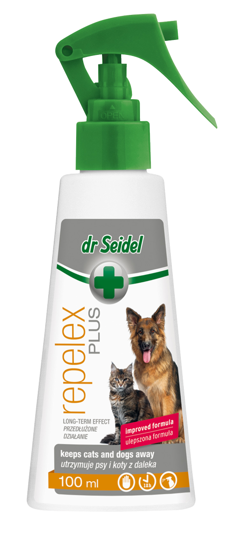 DR SEIDEL REPELEX PLUS utrzymuje psy i koty z daleka 100ml