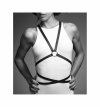 Bijoux Indiscrets Maze Multi-way Harness Black - Uprząż na talię i klatkę piersiową