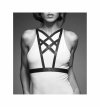 Bijoux Indiscrets Maze Net Cleavage Harness Black  Uprząż na klatkę piersiową