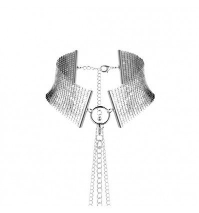 Bijoux Indiscrets Désir Métallique Collar - obroża srebrna