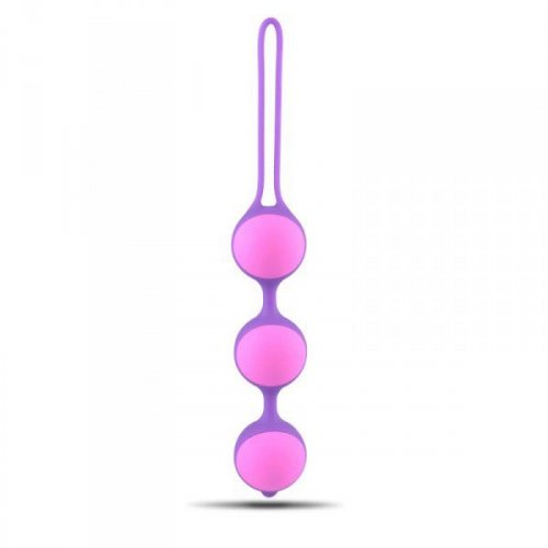 Toyz4lovers Palline Vaginali Bi-Balls Triple Purple - kulki gejszy