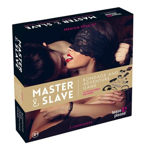 Tease&Please Master & Slave Bondage Game Beige - erotyczna gra z akcesoriami