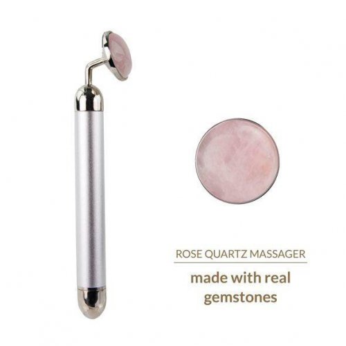 La Gemmes Lay-On Vibrator Rose Quartz - masażer wielofunkcyjny z różowym kwarcem 