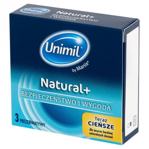 Unimil Box 3 Natural+ - prezerwatywy