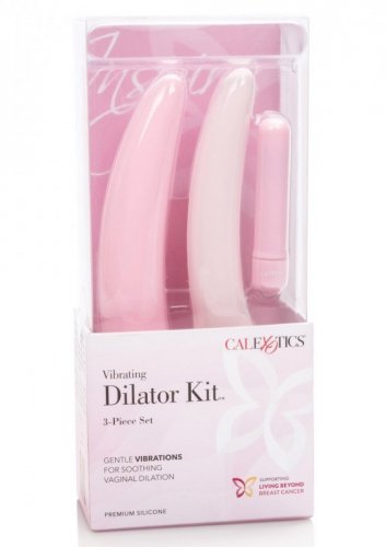 CalExotics Inspire Vibrating Dilator Kit - Zestaw dildo