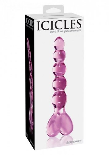 Icicles NO 43 Pink - Dildo szklane