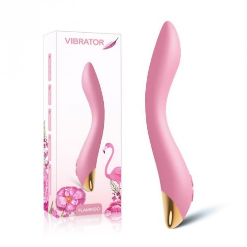 Boss Series Flamingo light pink - ekskluzywny wibrator do punktu G i stymulacji łechtaczki