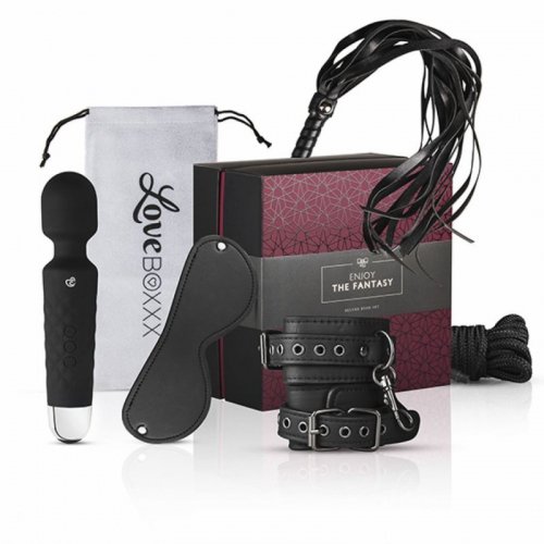 Loveboxxx Enjoy The Fantasy Box - Zestaw prezentowy akcesoriów erotycznych  soft BDSM dla par