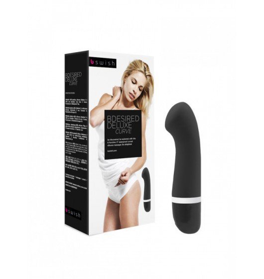 B Swish bdesired Deluxe Curve - wibrator czarny