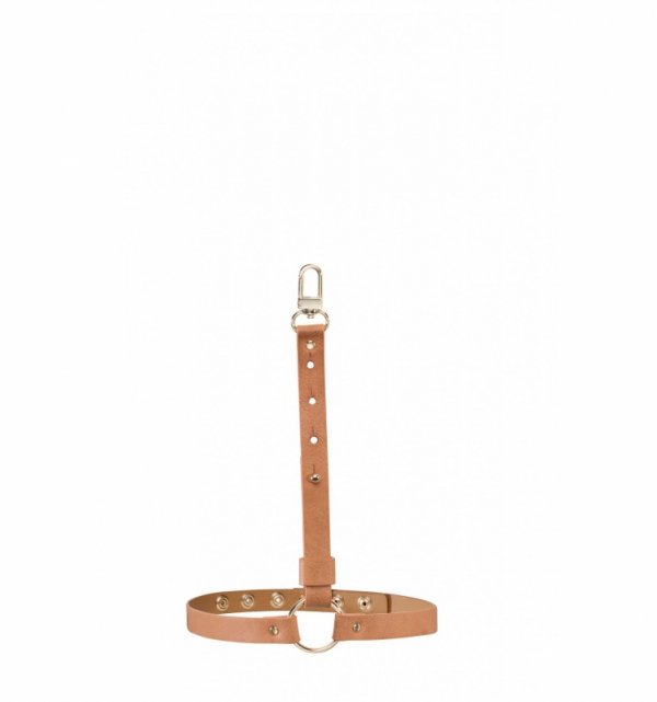 Bijoux Indiscrets Maze Shorts Garters Brown - podwiązki