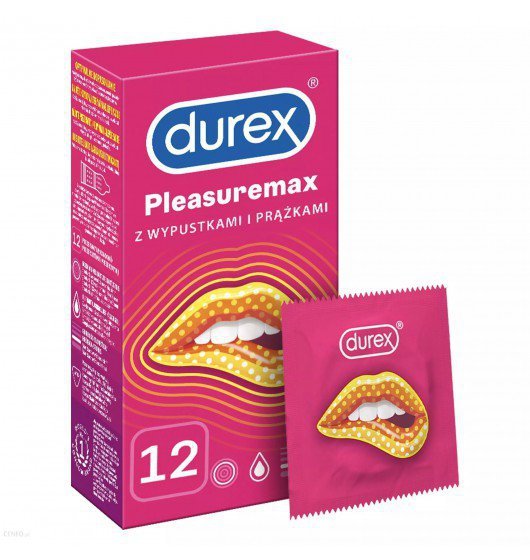 Durex Pleasuremax A12 - prezerwatywy z prążkami 12 szt