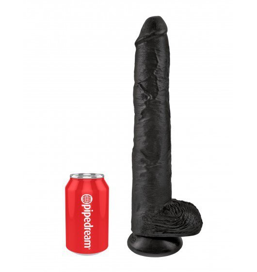 King Cock 14&quot; Cock with Balls Black