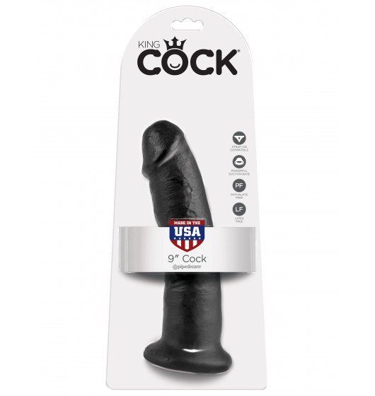 King Cock 9&quot; Cock Black