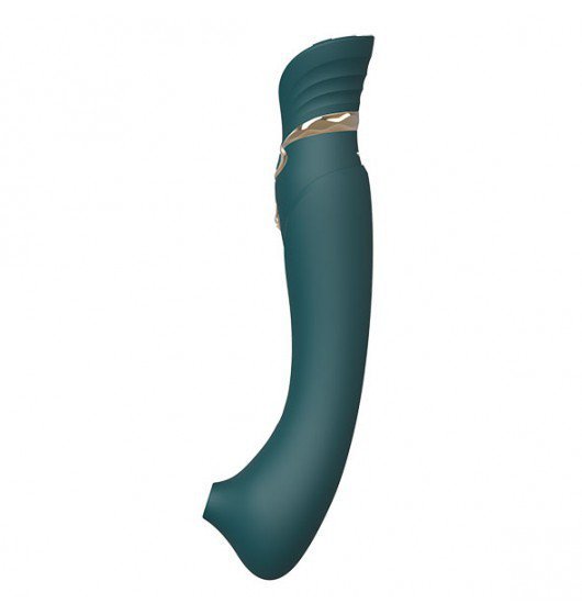 Zalo Legend Queen Set G-Spot Pulse Wave Vibrator Jewel Green - wibrator do punktu G