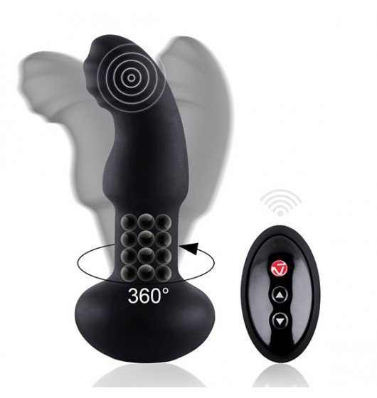 Nomi Tang Pluggy Rotating &amp; Vibrating Butt Plug RC- wibrujący masażer prostaty