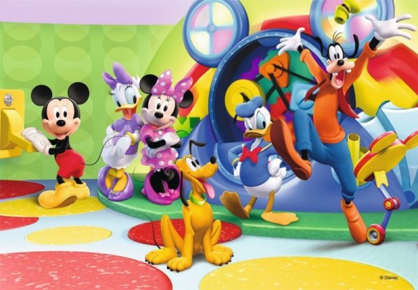 Puzzle 2x12 elementów - Przyjaciele Miki i Minnie