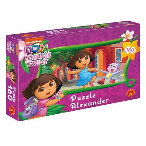 Puzzle 160 Elementów Dora poznaje świat - Wesoły spacer