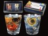 Komplet 2 szklanek do whisky - van Gogh - Gwiaździsta noc i Kawiarniany taras