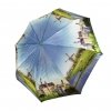 Piękne miejsca parasolka składana full-auto satyna