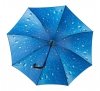Krople kropelki deszcz - GRANATOWY parasol 120 cm