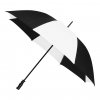 Parasol czarno-biały manualny 120 cm
