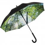 Natura - długi parasol na deszcz i słońce z filtrem UV UPF50+