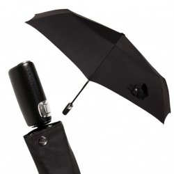 Komfort - parasol męski ze skórzaną rączką MP335
