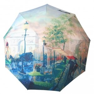 Romantyczny spacer w Paryżu - parasolka składana full-auto + gift box