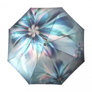 Kwiaty - parasolka składana satyna full-auto Zest 