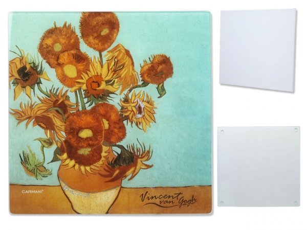 Deska szklana - Vincent van Gogh - Słoneczniki