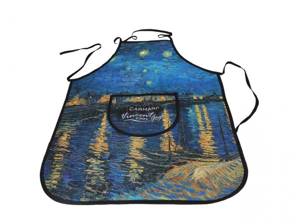 Fartuszek kuchenny - Van Gogh - Gwiaździsta Noc nad Rodanem