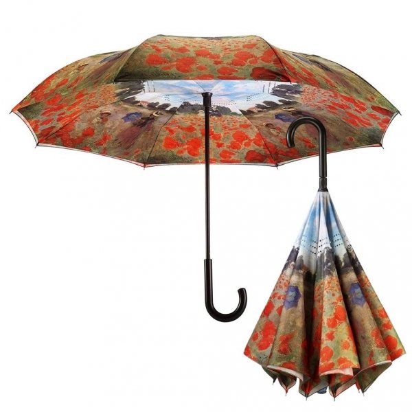 Claude Monet Pole maków parasol odwrotny automat Galleria