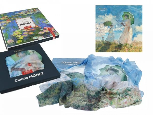 Chusta - Claude Monet - Kobieta z parasolem
