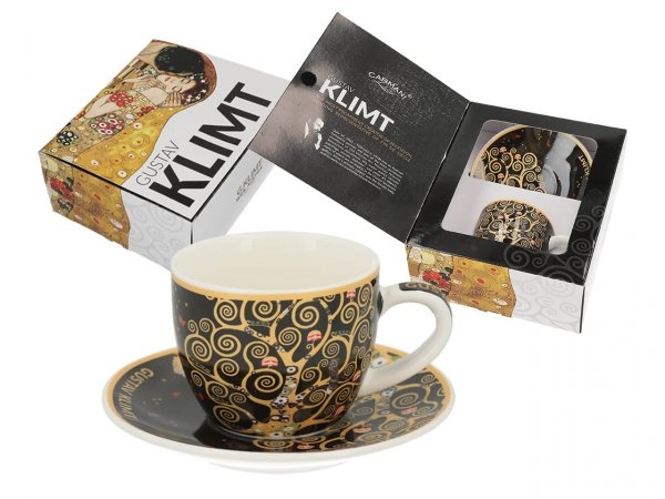Filiżanka espresso ze spodkiem - Gustav Klimt - Drzewo życia