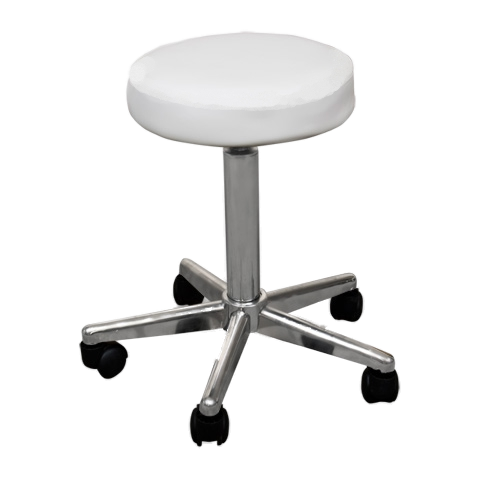 Pokrowiec na taboret MINI kosmetyczny 30-35 cm 2szt. welur szary nr 59