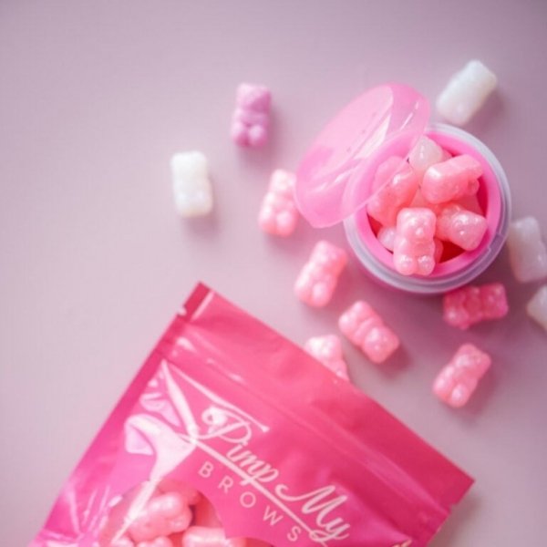 Flexi Wax elastyczny twardy wosk różowa perła Pimp My Brows 100g