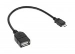 KPO2907 Kabel USB gniazdo A - wtyk micro USB 20cm