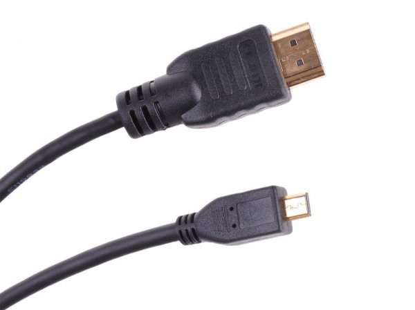 KPO3877-1.8 Kabel wtyk HDMI typ A - wtyk mikro HDMI typ D 1.8m