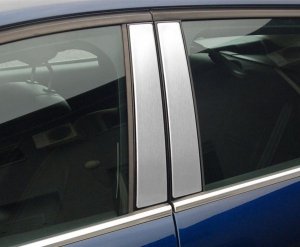 RENAULT CLIO IV od 2012 Nakładki na słupki drzwi (aluminium) [ 4szt ]