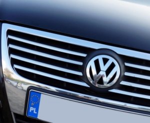 VW PASSAT B6 2005-2010 Nakładki na grill stal połysk