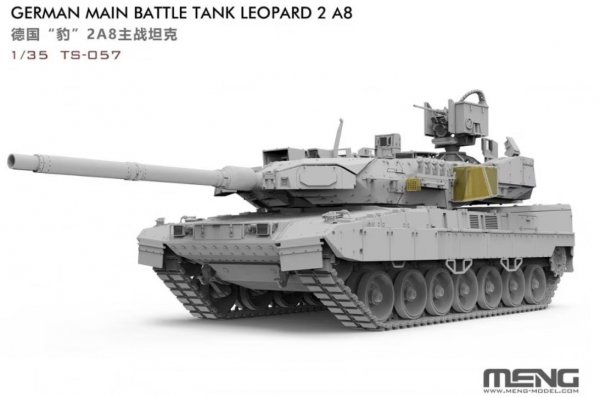 Meng TS-057 1/35 German Main Battle Tank Leopard 2A8