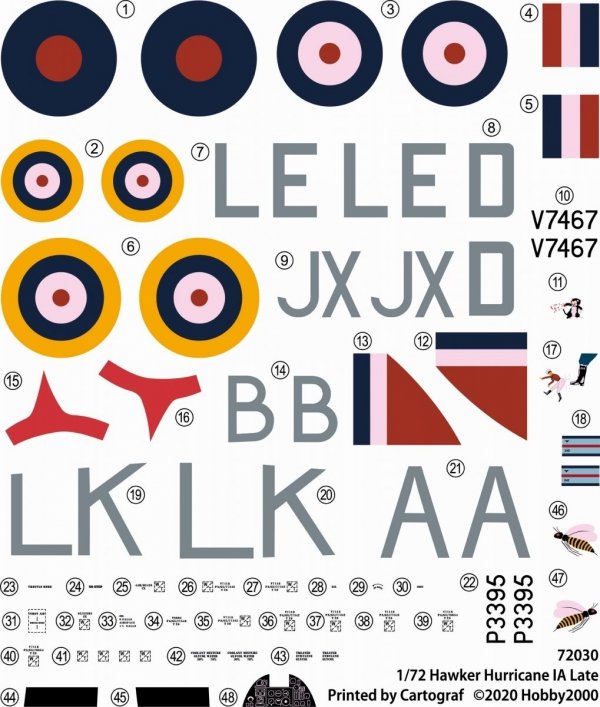 Hobby 2000 72030 Hawker Hurricane Mk.Ia Late 1/72 