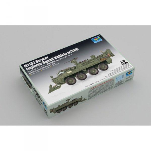Trumpeter 07456 1/72 M1132 Stryker Engineer Squad Vehicle With SOB