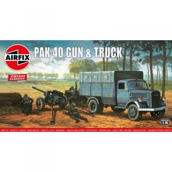 Airfix 02315V Opel Blitz & Pak 40 Gun  -1/76