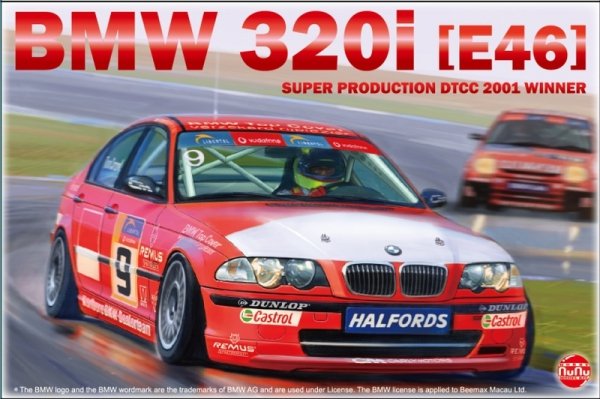 NuNu 24007 BMW 320i E46 DTCC 2001 Winner 1/24