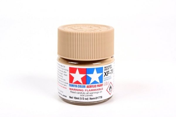 Tamiya 81778 Acrylic Mini XF-78 Wooden Deck Tan 10ml