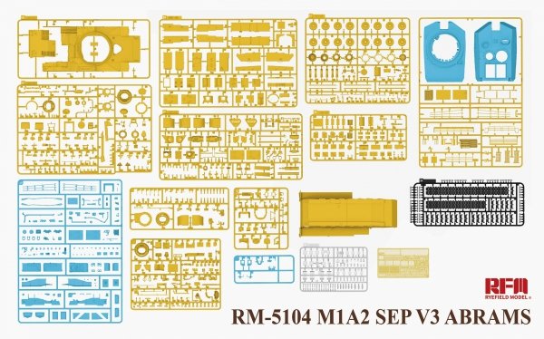 RFM-5104 M1A1 SEP V3 Abrams Main Battle Tank 1/35