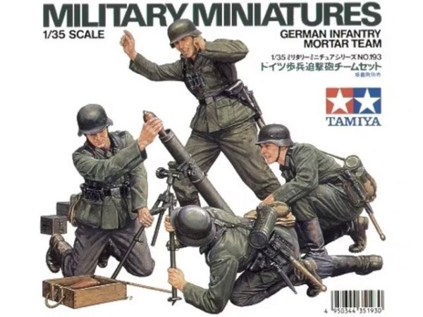 Tamiya 35193 Ger. Infantry Mortar Team 1/35