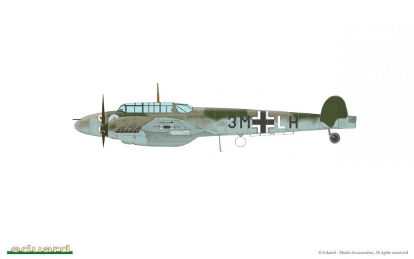 Eduard 11145 Bf 110C/D Adlertag 1:48 Limited Edition 