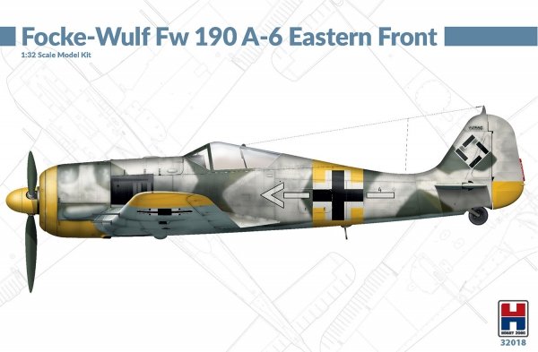 Hobby 2000 32018 Focke-Wulf Fw 190 A-6 Eastern Front 1/32 (Hasegawa+Cartograf)